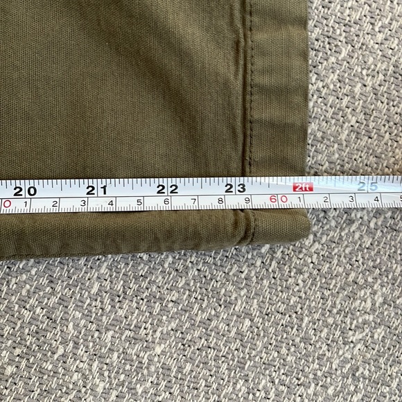 J Crew straight cargo pants in olive green - Picture 6 of 7